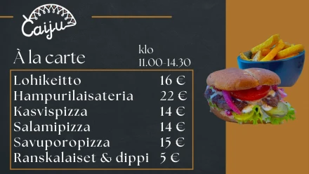 A la carte lista