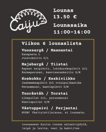 Caiju lunchmenu w6 Instagram postaus 45